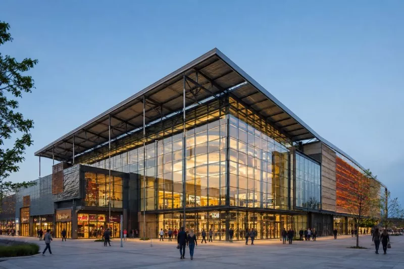 Com pot la construcció d'un centre comercial d'estructura d'acer esdevenir el centre de l'estil de vida urbà?