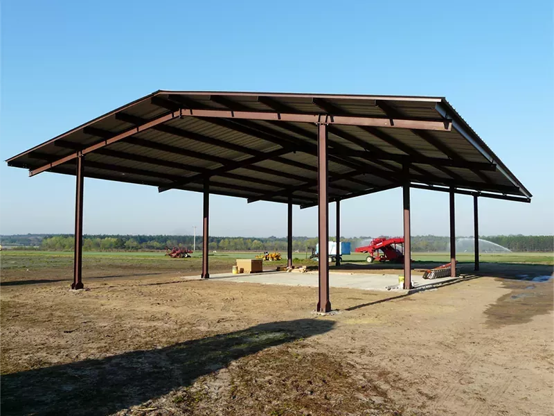 Edifici de magatzem metàl·lic ecològic