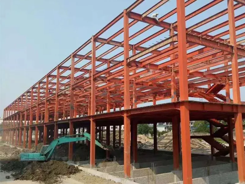 Construcció de magatzems amb marc d'acer ecològic