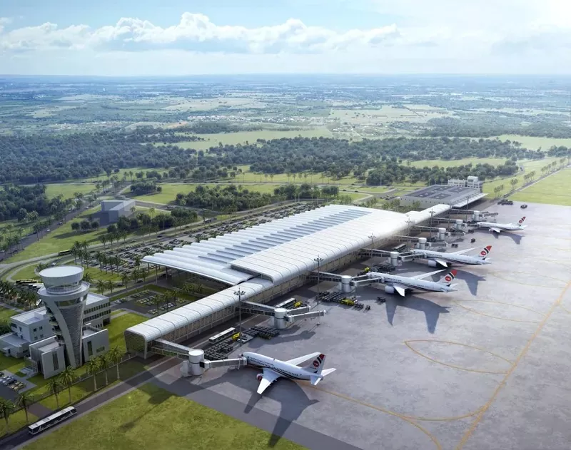 Terminal econòmic d'estructura d'acer modular
