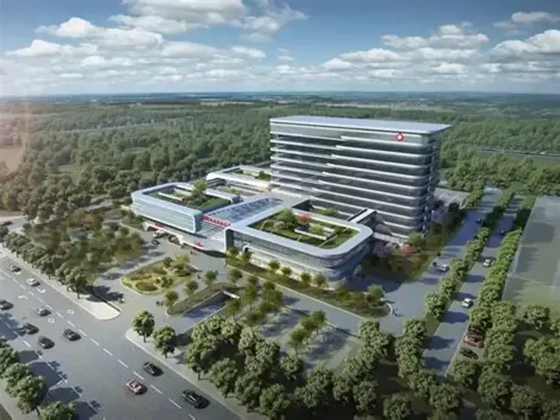 Hospital general d'estructura d'acer de gran alçada