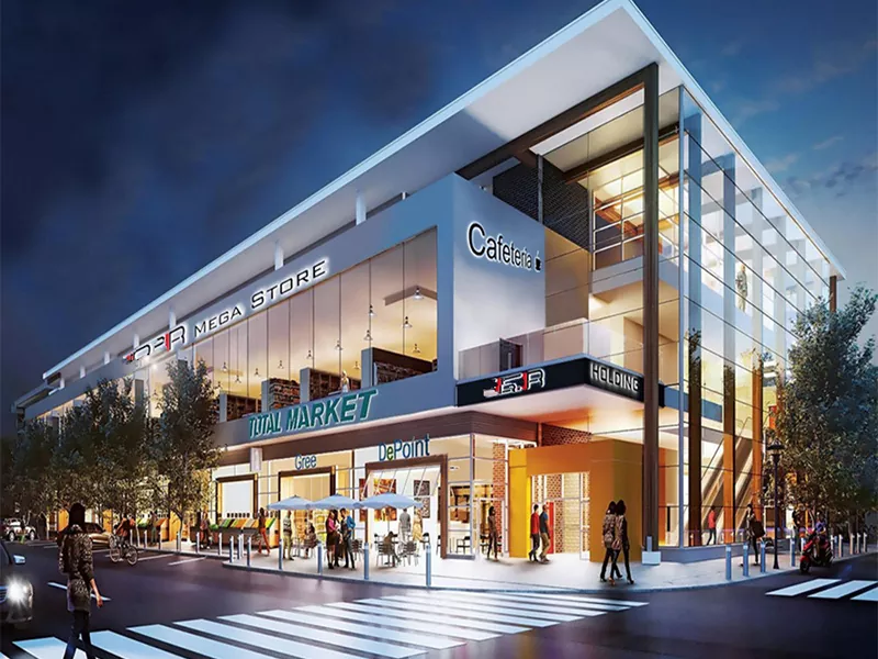 Centre comercial integral d'estructura d'acer a gran escala