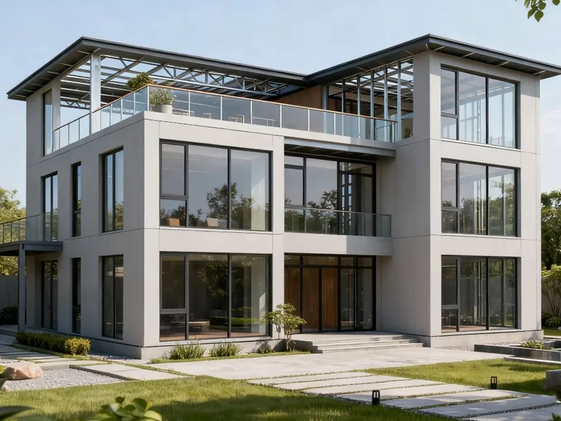 Casa d'estructura d'acer lleugera de diversos pisos