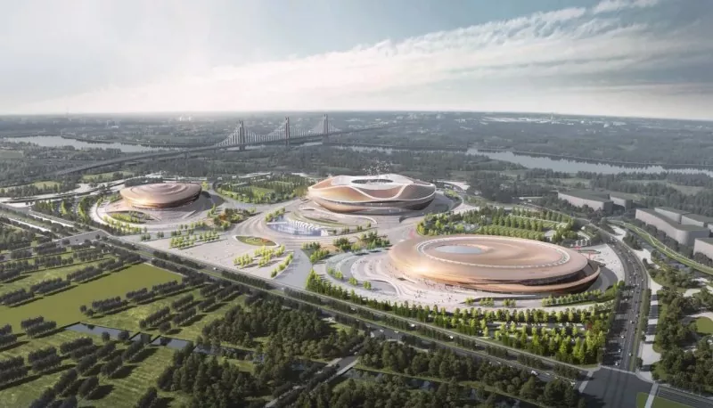 Construcció d'acer de suport esportiu prefabricat