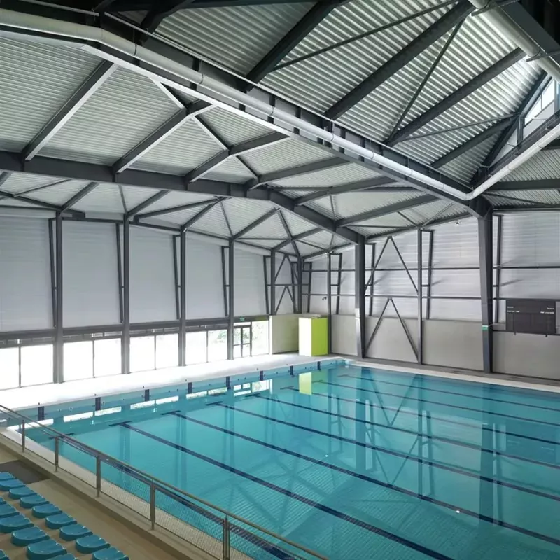 Pavelló esportiu prefabricat d'acer ràpid