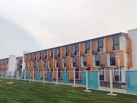 Casa de contenidors modulars prefabricades mòbils prefabricades