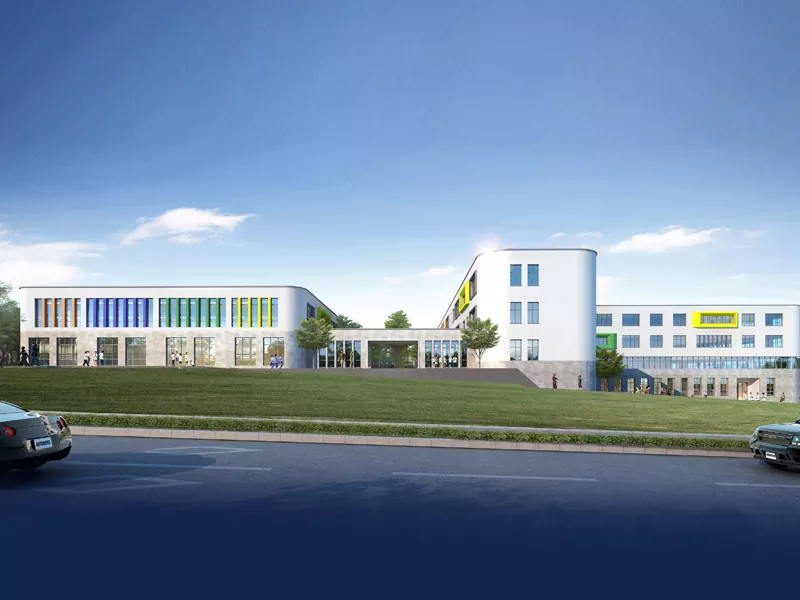 Edifici escolar d'estructura d'acer prefabricada