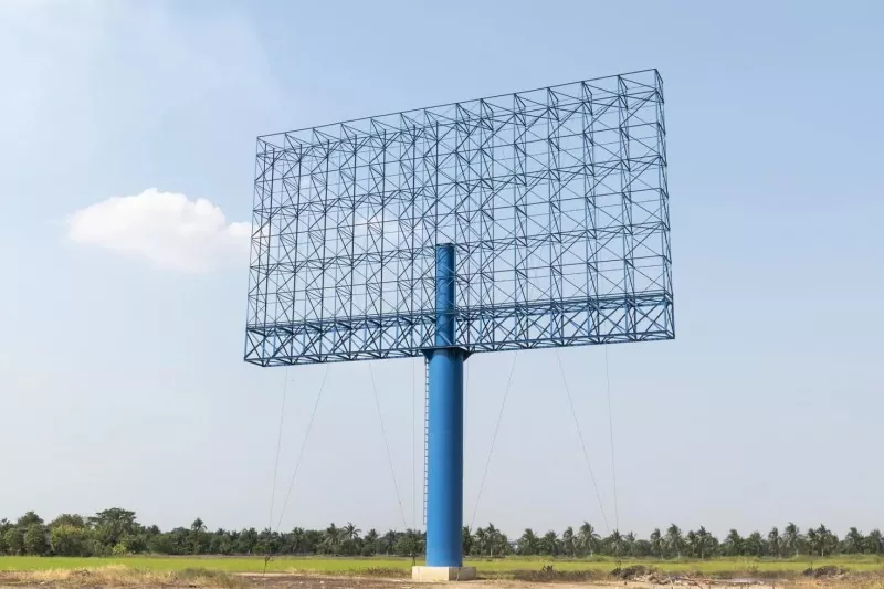 Estructura de cartellera d'acer