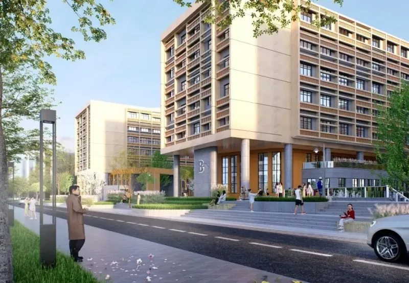 Steel Frame Edifici d'estudiants d'intercanvi internacional