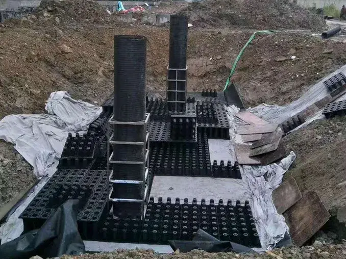 Edifici de recollida d'aigües pluvials d'acer