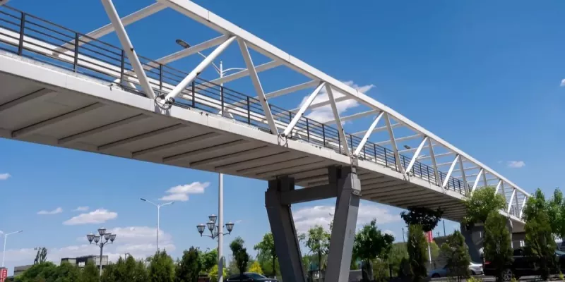 Estructura d'acer Construcció de passarel·la de la ciutat
