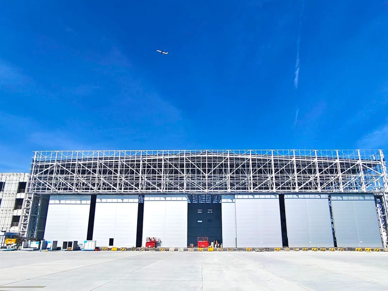Estructura d'acer Hub Hangar d'aviació civil