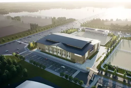 Arena eqüestre d'estructura d'acer