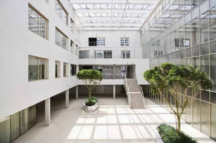 Hospital psiquiàtric d'estructura d'acer