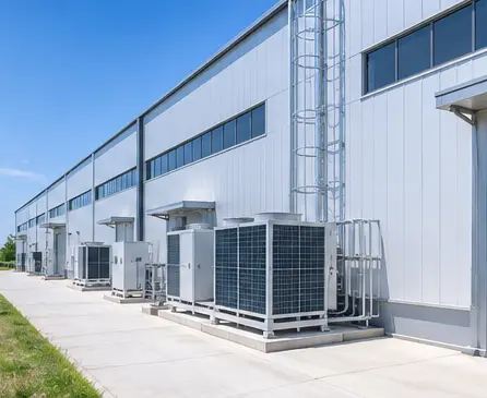 Construcció de tallers de producció de semiconductors d'estructura d'acer